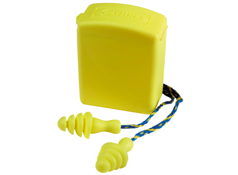 Bouchons anti-bruit jaunes cordés 30dB 2