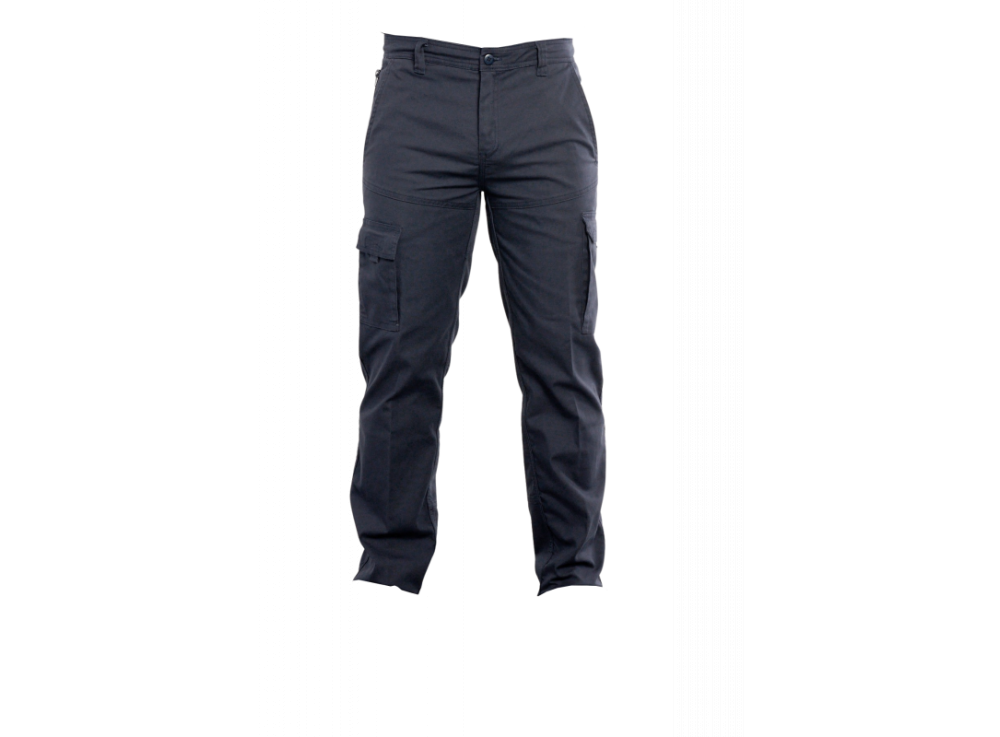 Pantalon sans poches genouillères LUIS Gris foncé 1