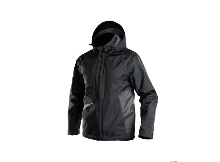 Veste coupe vent Noir/Gris anthracite 1