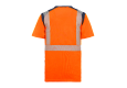 Tee-shirt HV ATHÉNA Orange/Marine 2