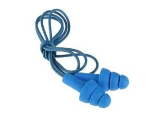 Bouchons réutilisable anti-bruit bleus