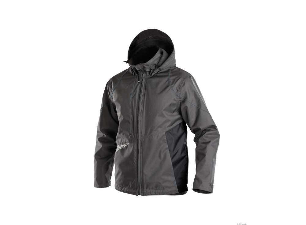 Veste coupe vent Gris anthracite/Noir 1