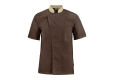 Veste cuisine TURNIP Marron/Beige 1