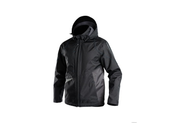 Veste coupe vent Noir/Gris anthracite