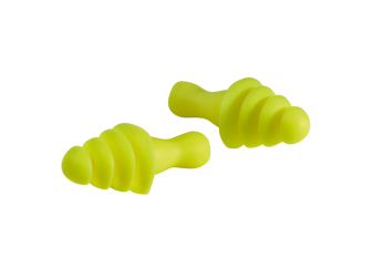 Bouchons anti-bruit jaunes cordés 30dB